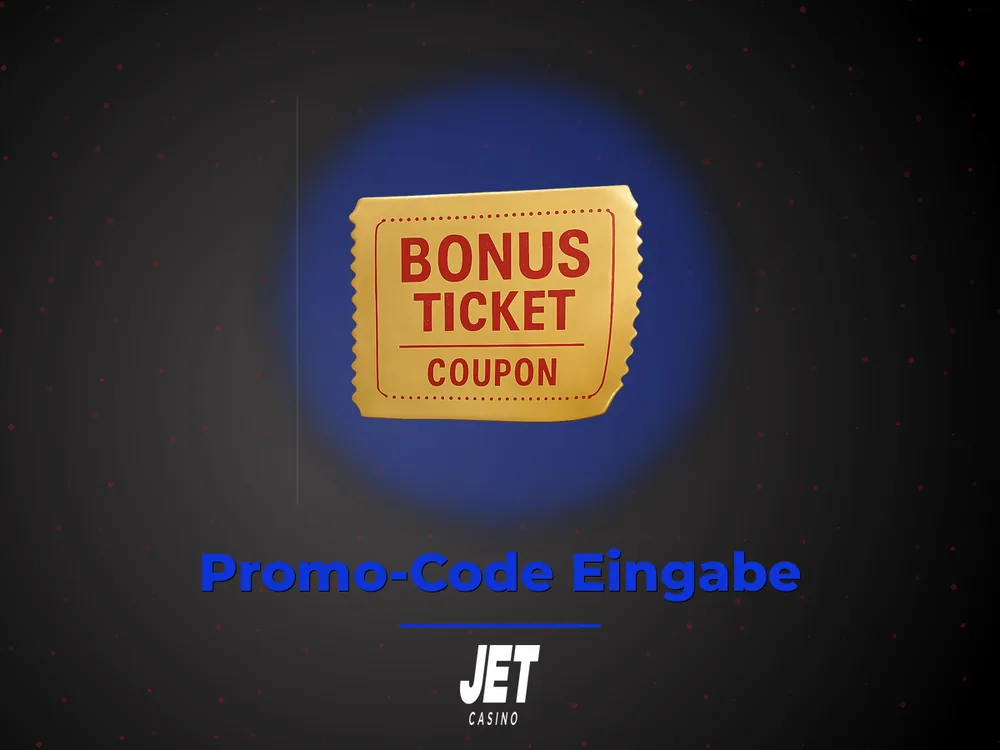 Jet Casino Germany - Promo-Code Eingabe